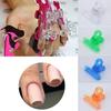 5Pcs/Set Nail Extension Plastic Holder C Curve Forming Clips Clamps Fixing Tools