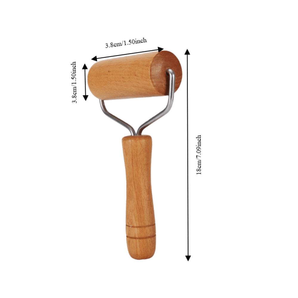 Beech Wood Small Rolling Pin Food-Safe Pastry Roller Non Stick Rolling Pin Pizza Dumpling Pastry