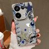 Leopard Star Disco Ball Pattern Case For Xiaomi Redmi Note 14 13 Pro 5G 4G 12 11 Funda Xiaomi 14T 13T 11T Pro Leather Texture Silicone Cover
