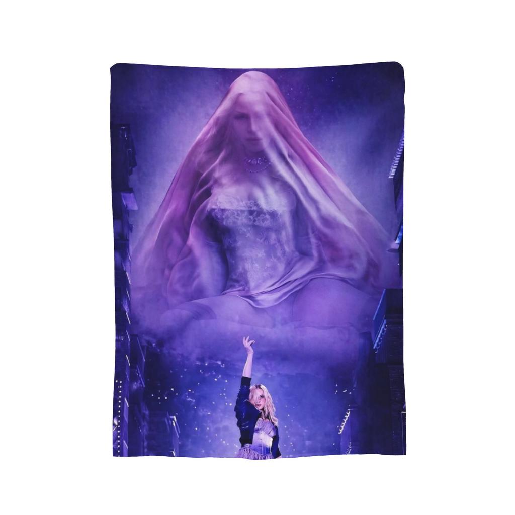 MMadonna s Singer Knitted Blanket Wool Throw Blanket Bed Sofa Personalised Lightweight Bedspreads