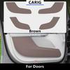 For MERCEDES-BENZ EQE SUV 22-25 V295 Leather Door Anti-kick Sticker Modified Car Interior Protection Accessories Refit