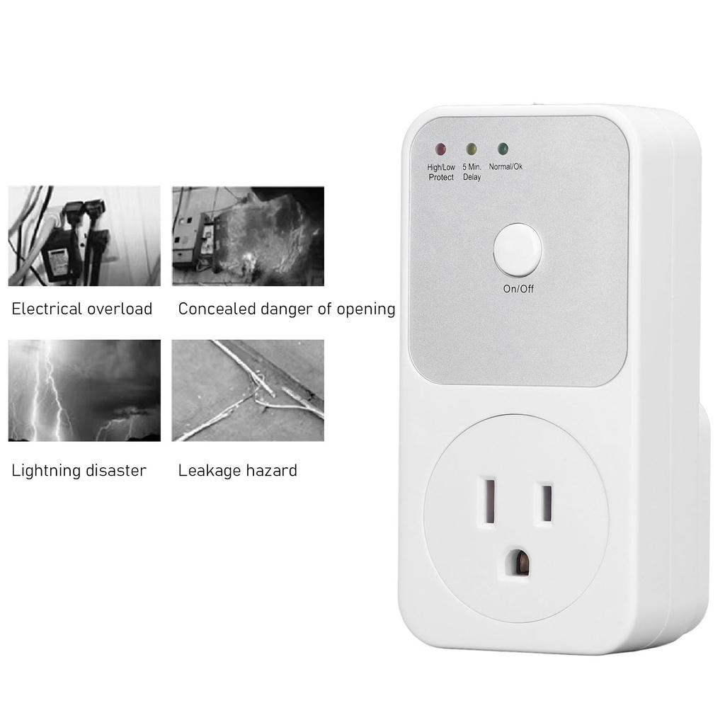 Voltage Protector Relay  Socket Multifunctional for Refrigerator Home Appliance Home Appliance Voltage Protector