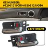Подходит для Toyota 2003-2008 Corolla ide Внутренняя ручка двери правая левая серая хромированная
