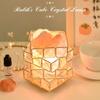Светодиодная лампа из натуральной гималайской соли, ночная лампа из каменной соли, настольная лавовая лампа, USB-разъем, домашняя спальня, теплая комната, украшение, подарок