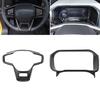 Carbon Fiber Steering Wheel Dashboard Meter Cover Trim Kit For Ford Bronco +