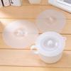 Dustproof Cup Leakproof Cover with Convex Handle Sealing Bowl Lid for Tea/Coffee/Milk Cup