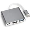 Adaptateur HUB USB C Vers HDMI - OHRYC - 4K - Compatible iOS Et Chrome OS - Couleur Gris