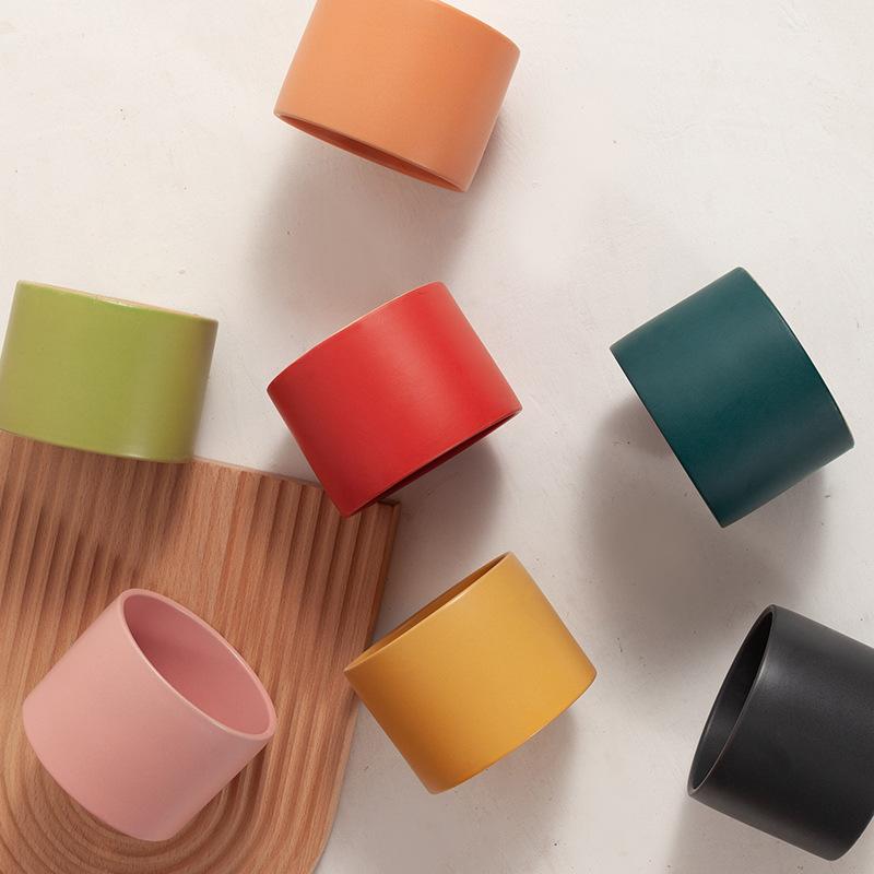 Красочный керамический цветочный горшок, сочный горшок для цветов, домашний декор, настольные украшения, садовые принадлежности, горшок для растений бонсай