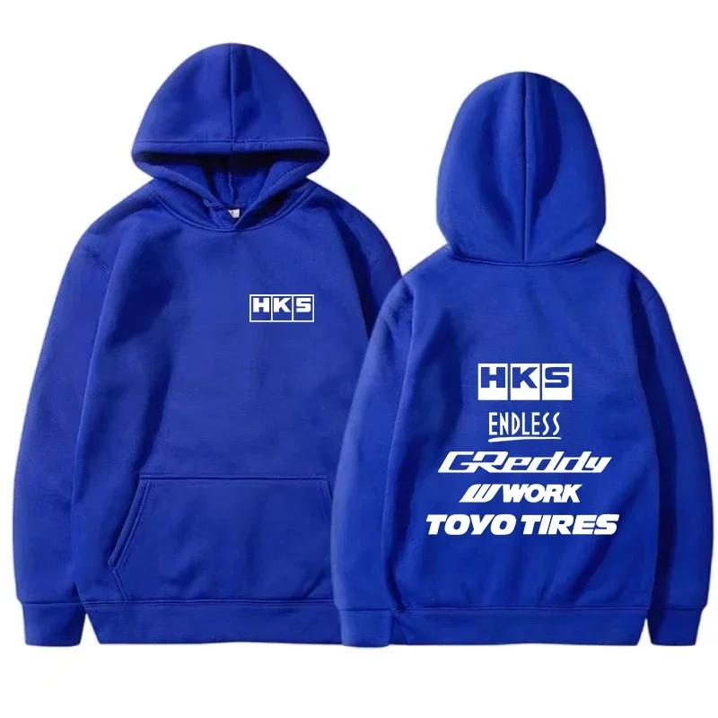 Men Fashion Cool Hoodie Japan JDM Modified Car HKS ENDLESS Hoody Men Women Vintage Casual Sweatshirt Long Sleeve Pullovers