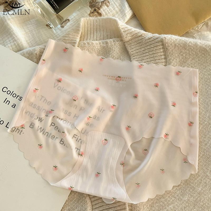Women Invisible Ultra-thin Summer Underwear Women's Seamless Ice Silk Panties Bikini Underwear Panty Briefs Knickers Underwears