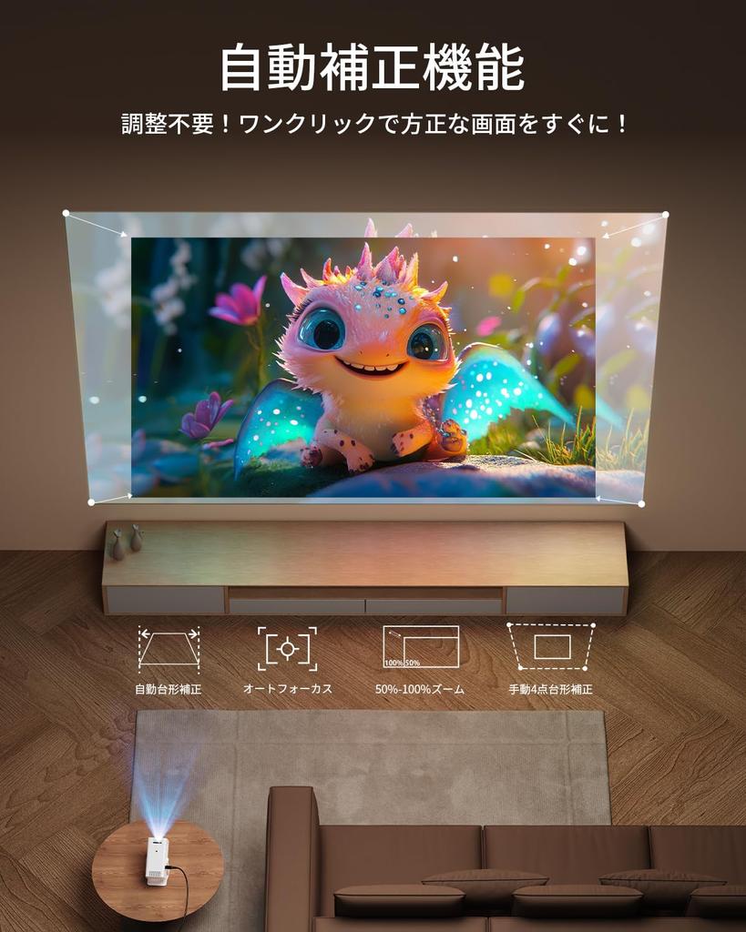 in June BOIFUN Home 1080P 4K 5G Bluetooth Auto Keystone HiFi Portable Compact Compatible with DVD and Easy Perfect for or A great [New 2025!]