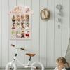 Wooden 12 Month Milestone Board Commemorative Baby Keepsake Frame  for Boy Girl