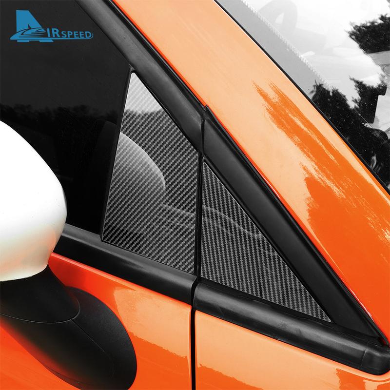Glossy Black B Pillars Trim Sticker For Fiat 500 Abarth 595 2012-2016 2017 2018 Protect Accessories