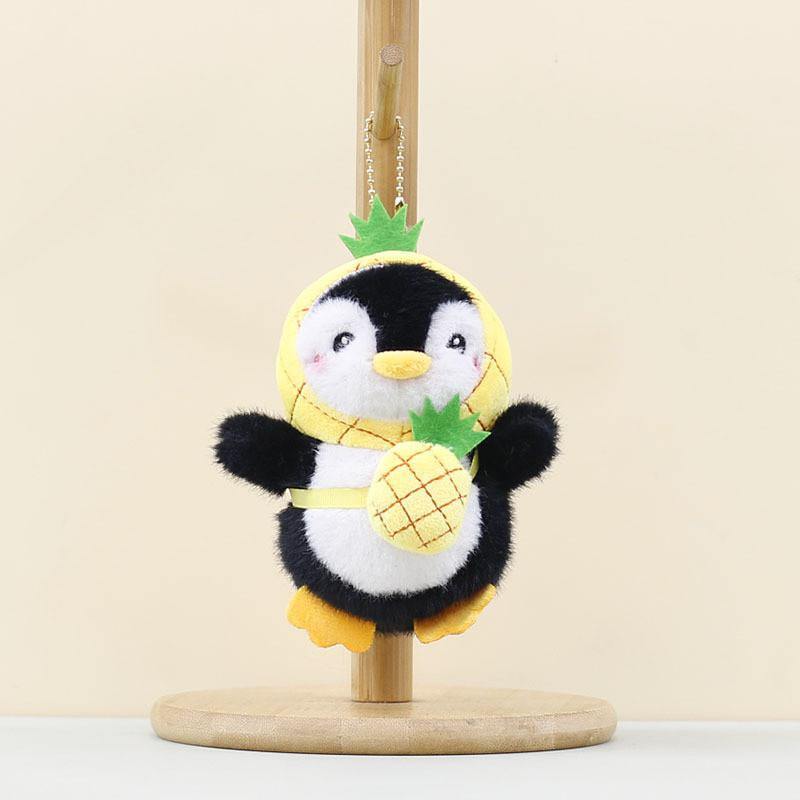 Animal Cute Penguin Plush Toy Keychain With Pp Cotton Filling For Idea Gift