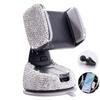 Car Elegant Rhinestone Phone Holder Universal Rotatable Secure Perfect for Easy Navigation and Style Interior Woman Accessories
