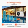 Electric Pool Heat Pump 1.48-7.11kW Energy-Saving Variable Frequency