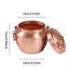 Copper Pot with Lid Single Person Nonstick Cookware Soup Stew Pan for