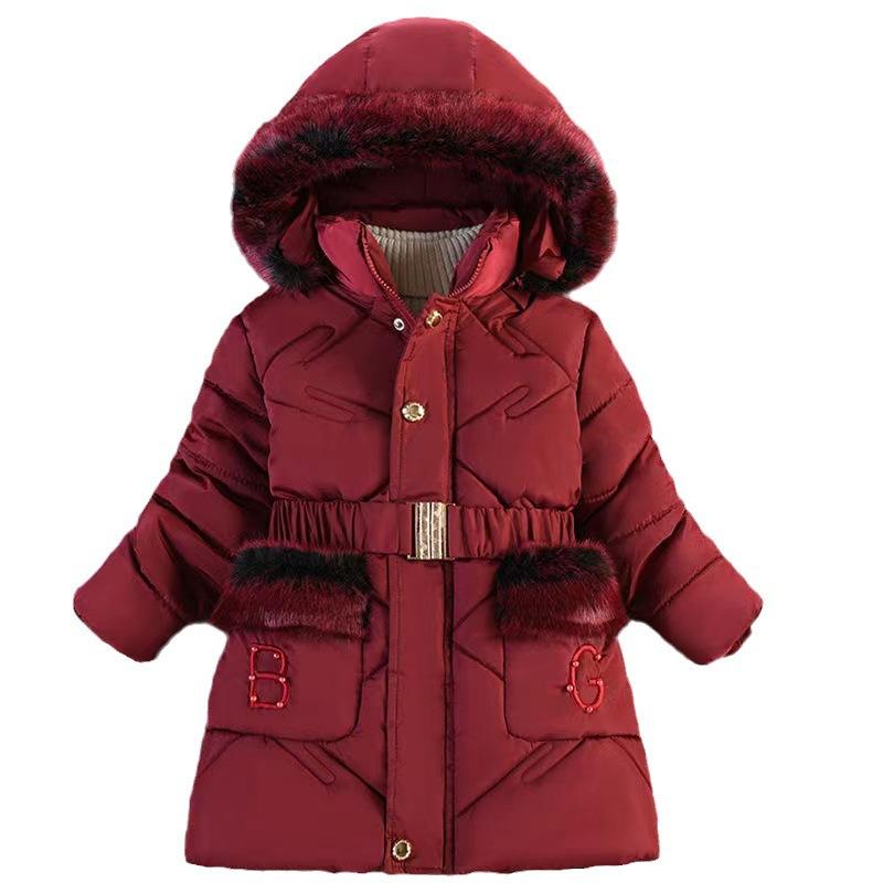 Модные зимние куртки для девочек, пальто, детская одежда, куртки для девочек, верхняя одежда для детей с длинным рукавом