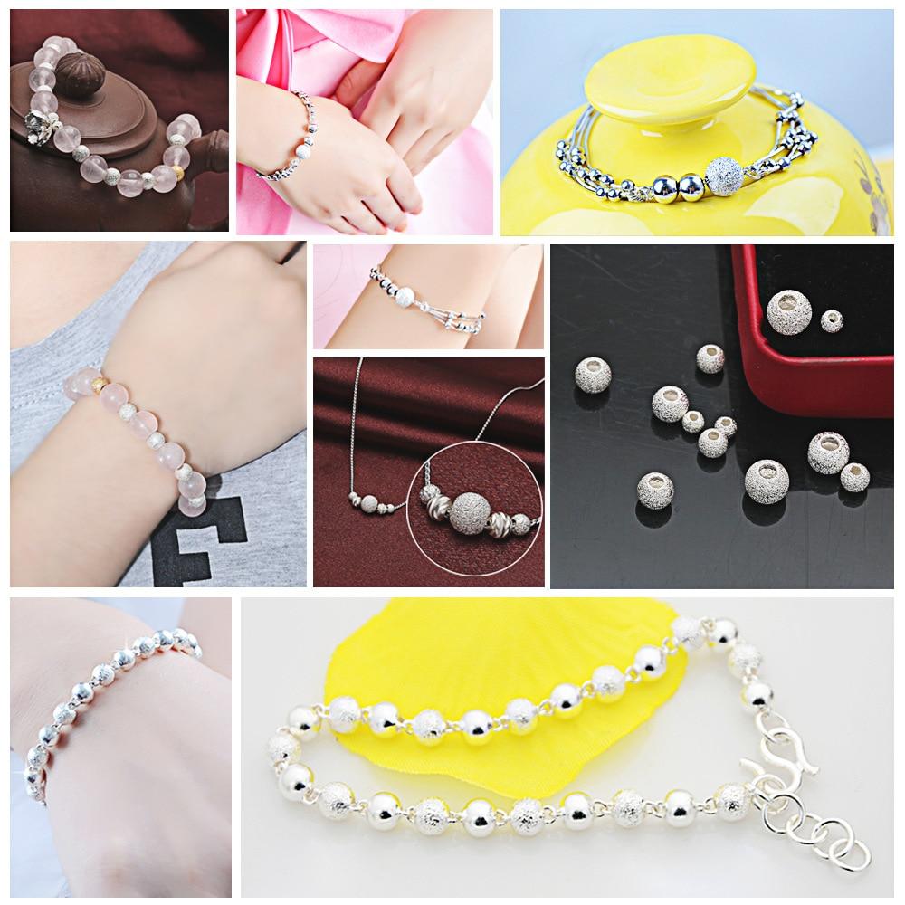 100 шт./лот 4-12 мм круглые медные матовые свободные бусины-разделители матовый шаровой конец поставки семян для DIY ожерелье браслет поиск ювелирных изделий