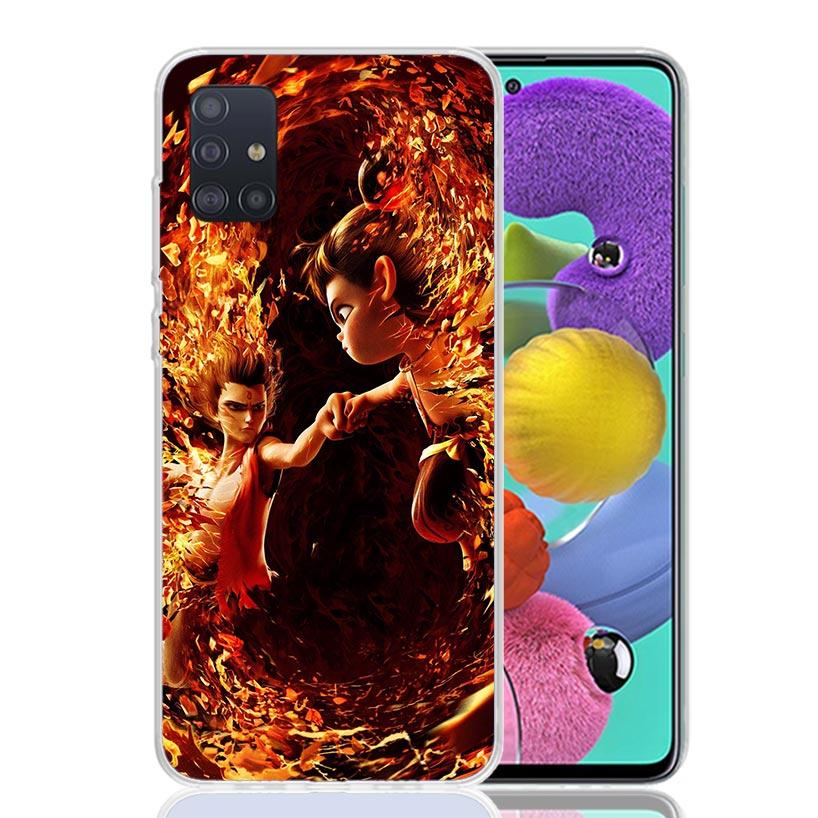 Nesha Nezha Cartoon Phone Case For Samsung Galaxy A52 A32 A22 A12 A02S A50S A30S A51 A31 AA71 Note 20 Ultra 10 S10 Plus Galaxy A