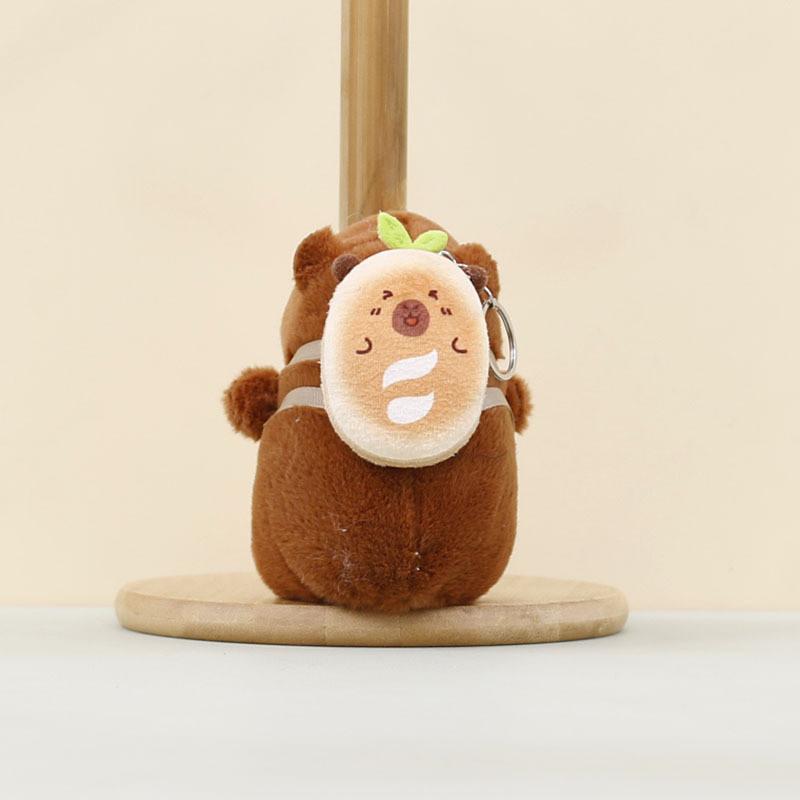 Plush Capybara Keychain With Soft Short Plush For Kids And Collectors