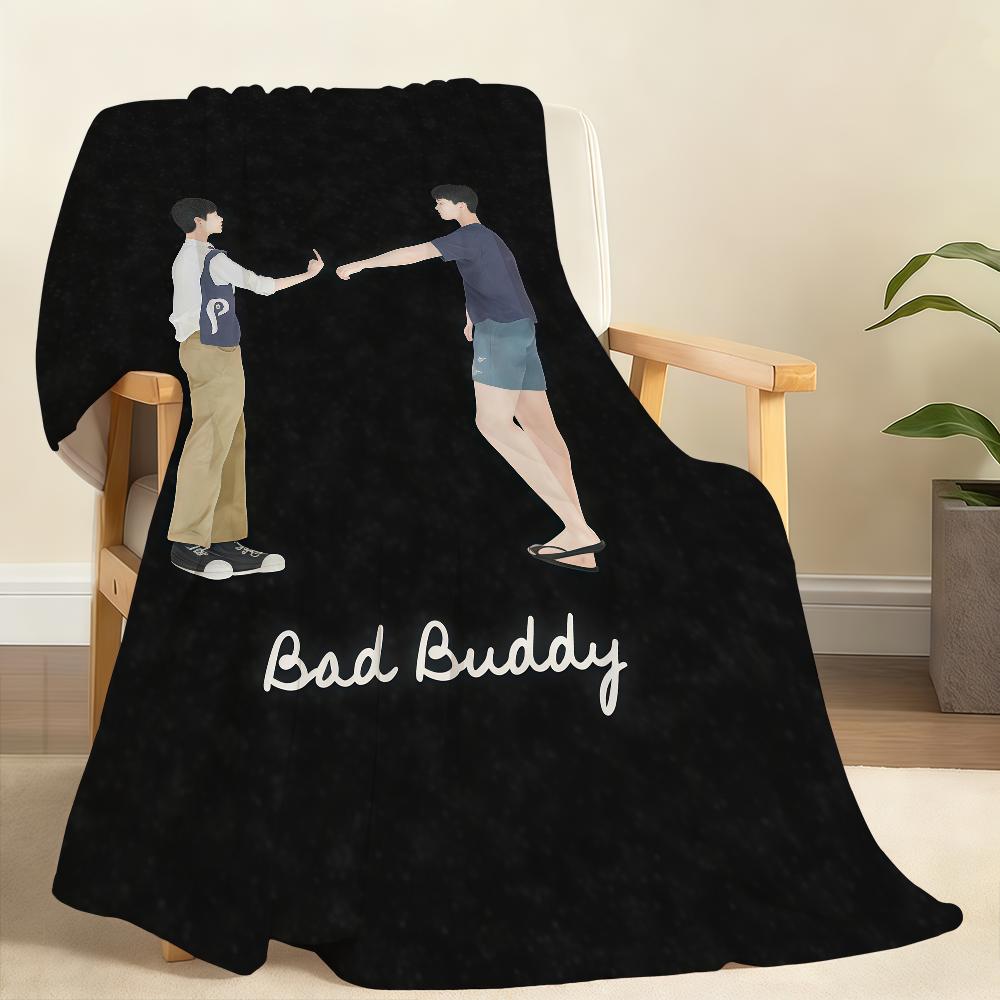 Тайский телесериал B Bad B BuddyS Плед Мягкий Плед для Пикника Постели Дивана Дома Спальни Уютный Теплый Комфортный