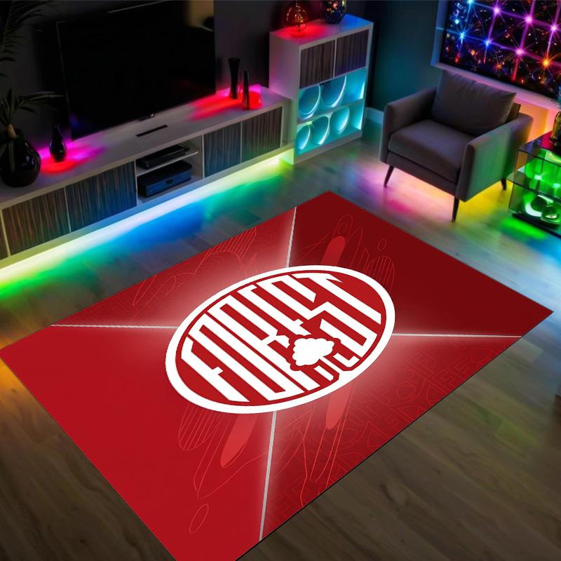 Nottingham Forest Design Crystal Velvet Carpet Cozy Non?Slip Printed Rug For Bedroom Living Room Entrance