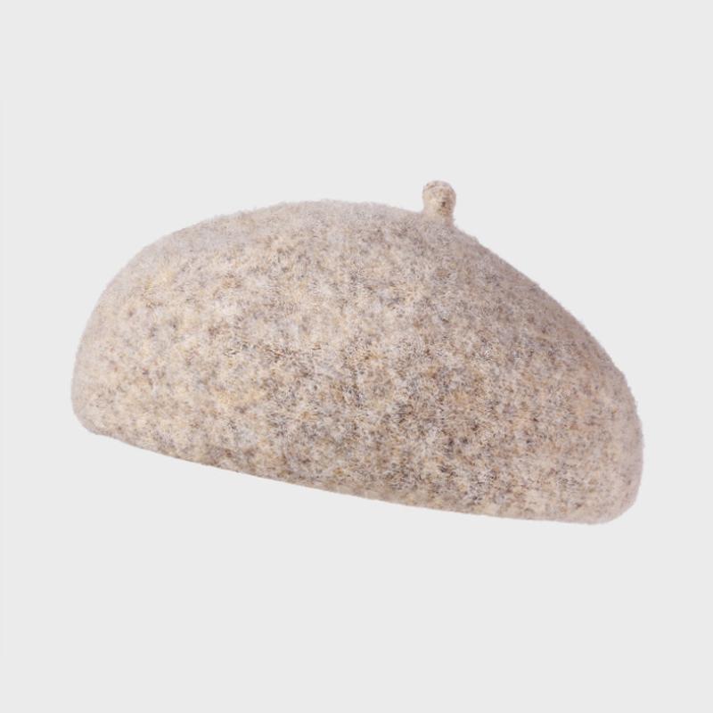 Кашетовый берет Женская осенне-зимняя теплая вязаная шапка Шапка художника