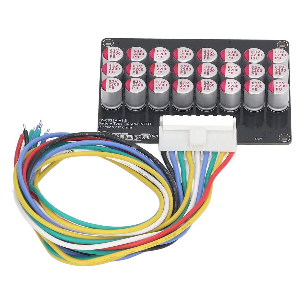 Active Balancer 5A Whole Group Balancer 6 to 8S Lithium Battery Equalizer for LFP Lipo LTO Battery