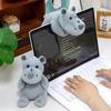 Plush Pendant Wrist Guard Rhino Design Soft Velvet Ergonomic Wrist Support Fluffy