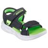 Sandals Black / Lime Sola Glow