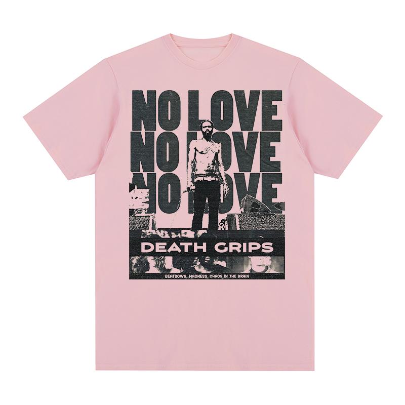 Death Grips No Love Vintage Tshirt Hip Hop Rap Rock Punk Cotton Men T shirt New Tee Tshirt Womens Tops