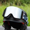 Magnetic Flip Ski Glasses Men's Double-layer Eye Protection Anti-fog Snow Glasses Women's Children's Dust-proof Mountaineering Glasses