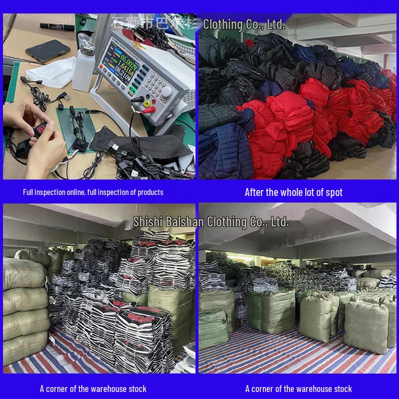 Умная хлопковая куртка с подогревом – Электрический подогрев от USB, Унисекс, Легкая, Теплая, Пальто с постоянной температурой