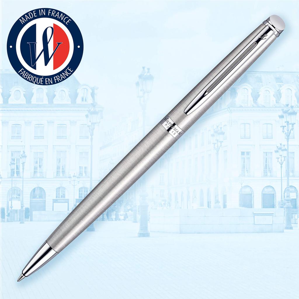Waterman Официальная шариковая ручка Metropolitan Luxury Brand Gift Essential из нержавеющей стали CT S0920460 на масляной основе