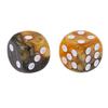 10x Six Sided D6 Dice Dotted For Props Purple Blue