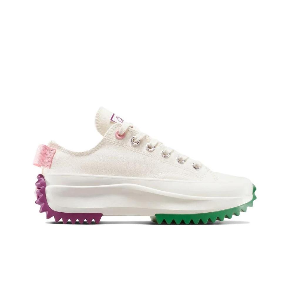 Converse Кроссовки женские Run Star Hike Platform Low Color Pop - Egret Light Jellyfish Jitter кремовые A14271C