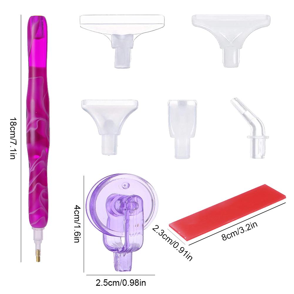 Стилус для алмазной живописи с клеем-пластилином, ролик, набор ручек для алмазной живописи, смола, ручка для 5D алмазной живописи для DIY 5D алмазной живописи