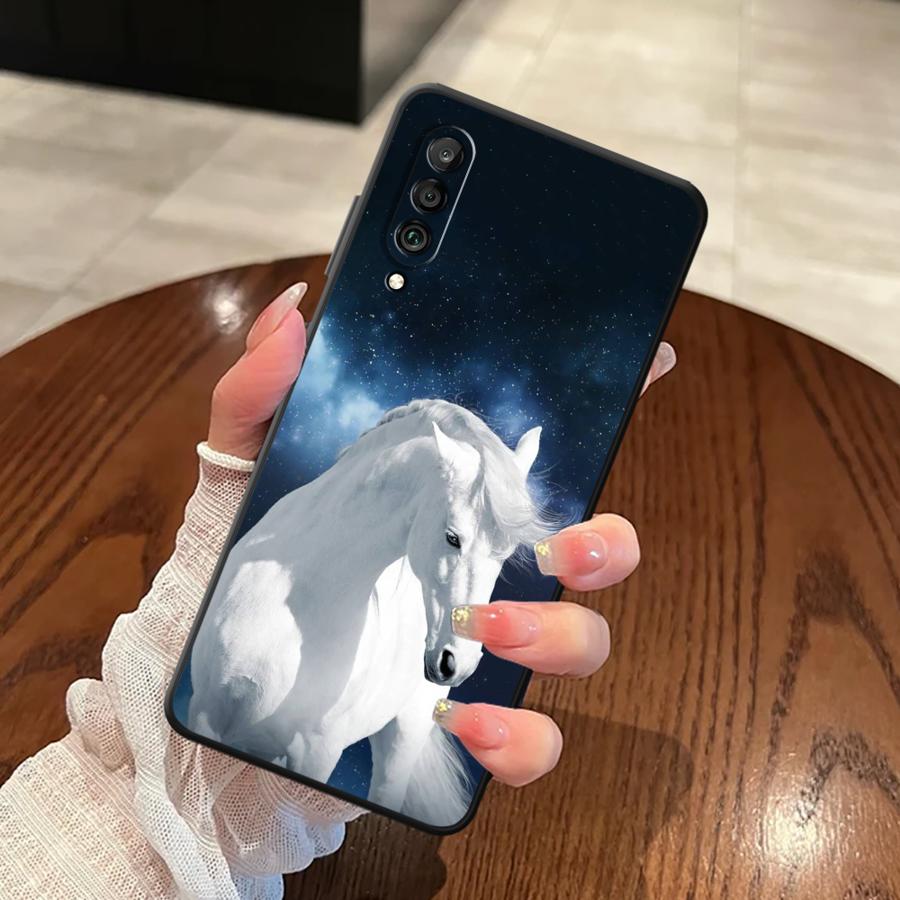 Мягкий чехол с изображением животного (лошадь) для Huawei P Smart 2019 P20 P40 Lite P30 P20 Pro P20 Lite 2018