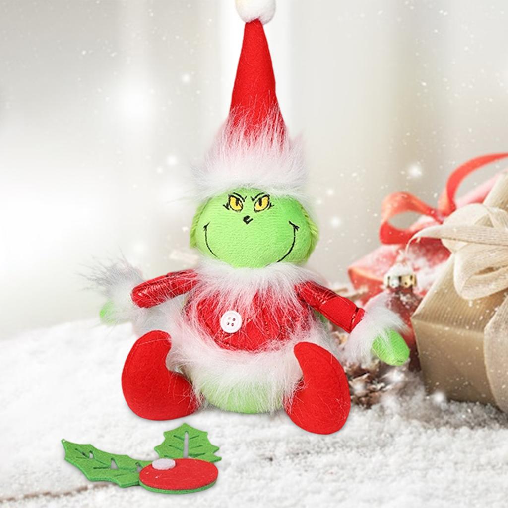 Plush Toy Green Foam Doll Children's Cartoon Doll Christmas Cute Dolls