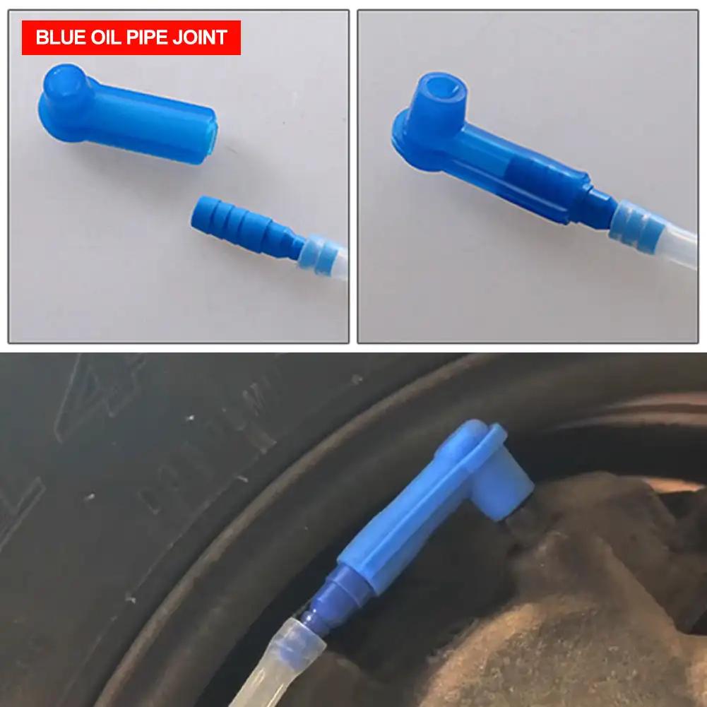 1.2m/2m Автомобильный насос для замены тормозной жидкости, пустой сливной масляный спускной клапан, синий масляный соединитель, аксессуары для заливки масла в автомобиль