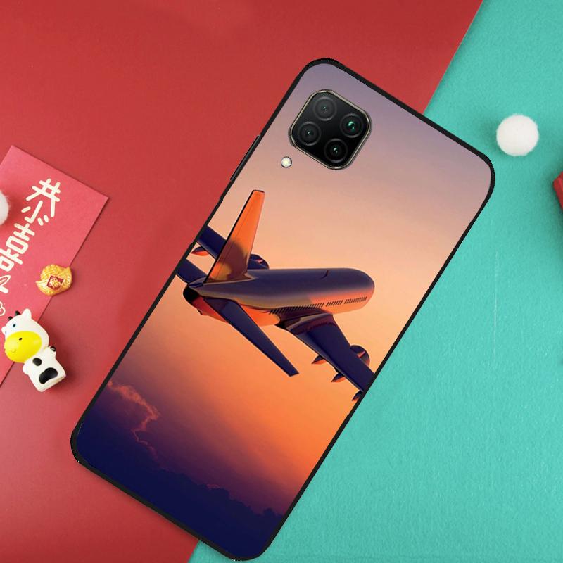 Чехол Самолет Самолет Самолет Для Huawei Nova 7i 8i 11i 12i Y73 Y72 Y61 Y91 Y90 Y70 Y60 9 10 SE 11 Pro P30 P40 Lite