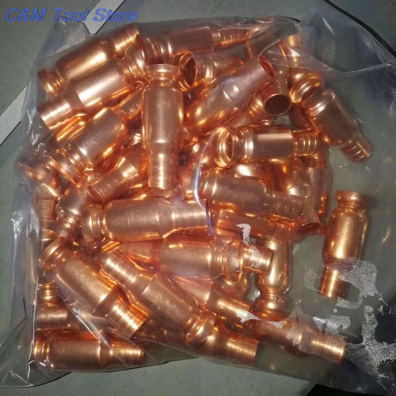 Red Copper Siphon Filler Pipe Manual Pumping Oil Pipe Fittings Siphon Connector Gasoline Fuel Water Shaker Siphon Wholesale