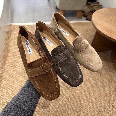 Мягкая женская повседневная обувь, балетки, туфли для женщин, лоферы, модные, с мелким квадратным носком, женские балетки, обувь слипоны