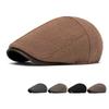 Шерстяная кепка мужская кепка-форвард осень-зима бархатная теплая кепка берет британский винтажный кепка газетчика кепка художника