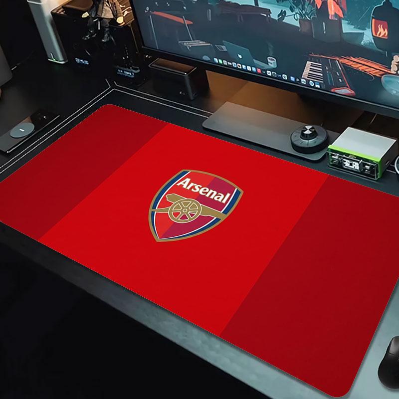 Arsenal F Large Size Mouse Pad Large Gaming Table Cushion Non-slip Laptop Tablet Big Mousepad XXL Mat Mini PC Playmat With Lock edge