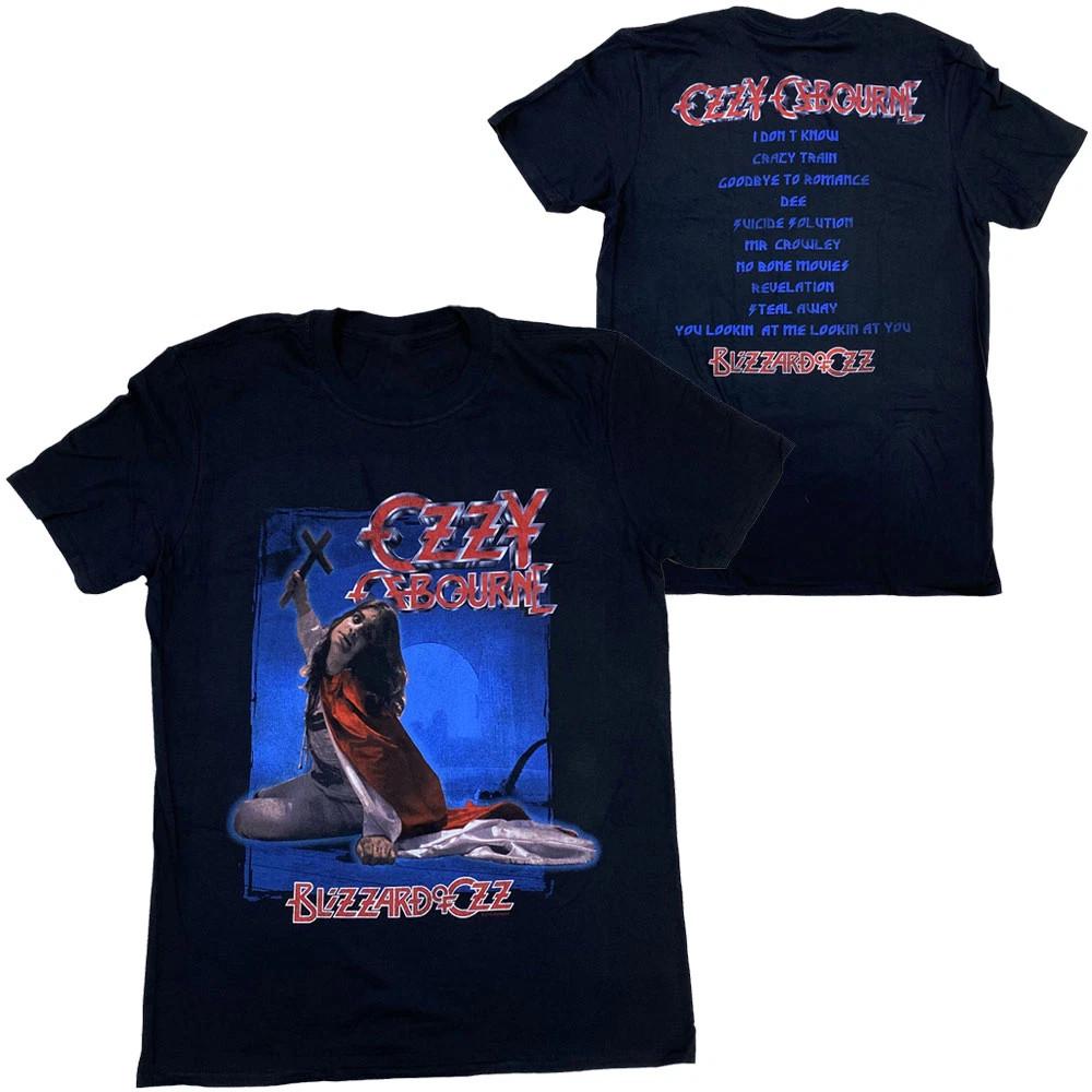 OZZY OSBOURNe BLIZZARD OF OZZ TRACKLIST Unisex Cotton Tshirt S5XL Unisex T-Shirt