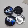 4Pcs/set 58mm With Vauxhall VXR Sticker Car Wheel Center Cap Rim Hub Caps Dustproof Cover Modification Replacement Accessories