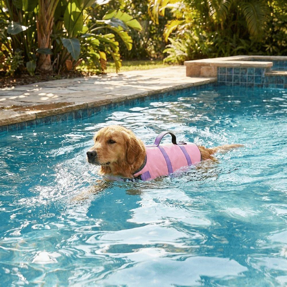 Waterproof Dog Life Jacket High Flotation Pet Surfing Costume Pet Clothes Pet Life Vest Swimming
