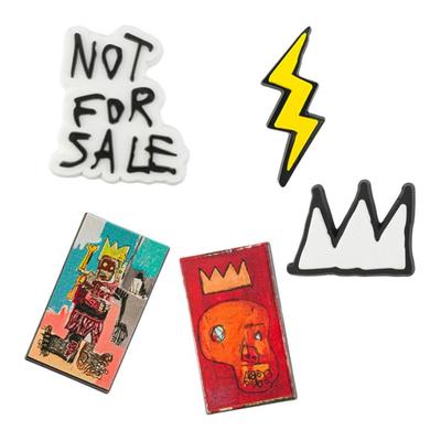 ПВХ Цинковый сплав Аксессуары для обуви Унисекс Набор из пяти предметов Баския